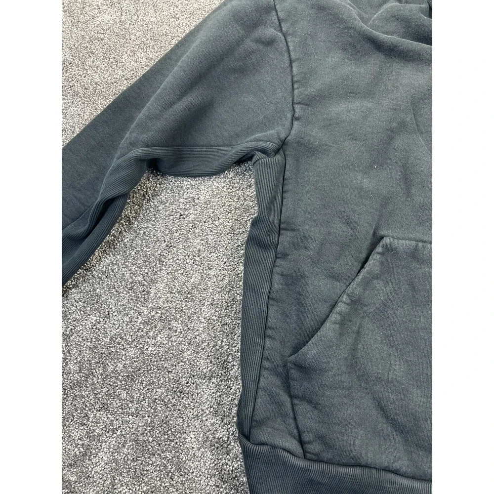 Jordan Hoodie Men Small Black Washed Terry Cotton Sweatshirt Casual Training Gym